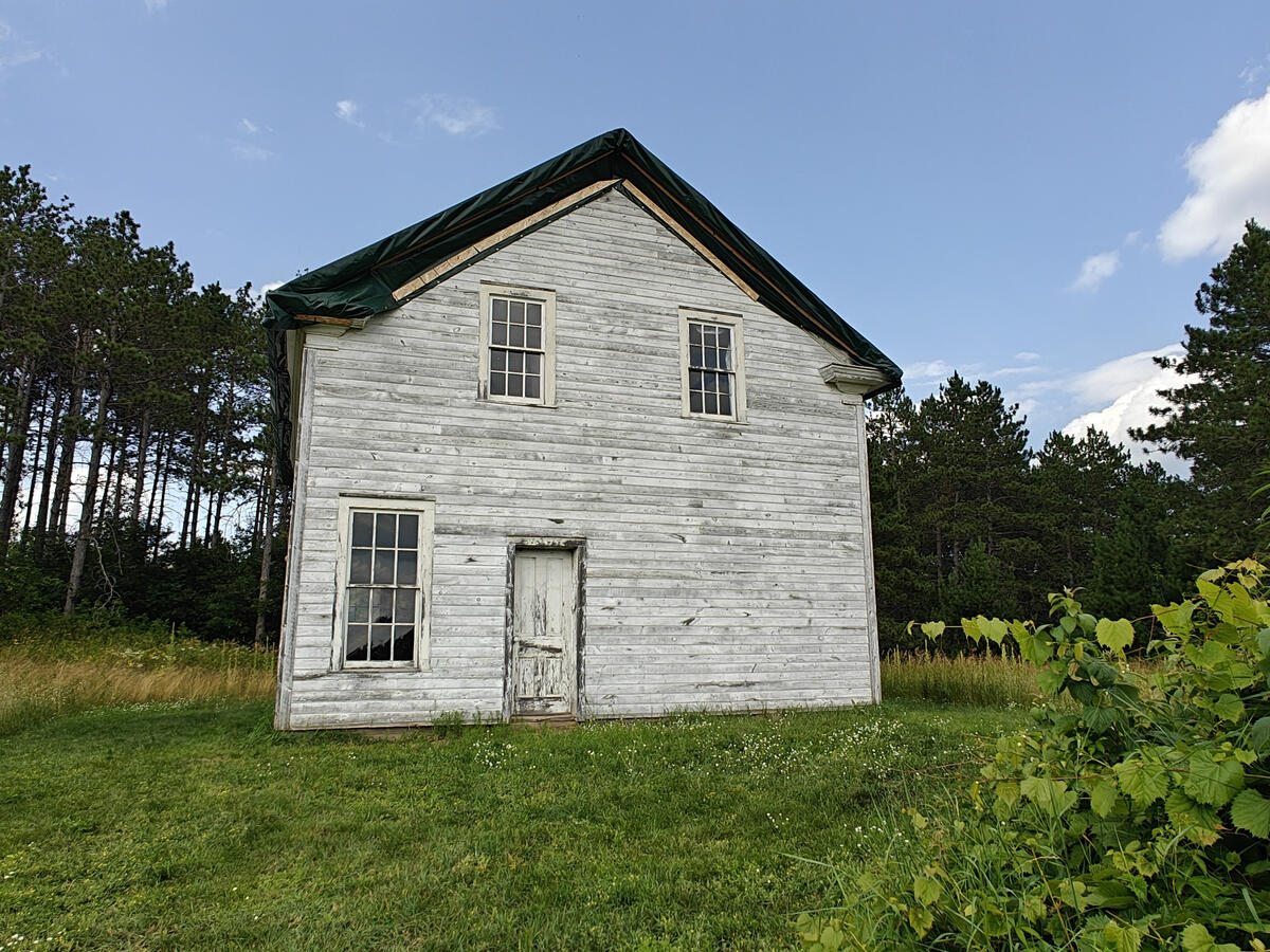 Side elevation of historic house